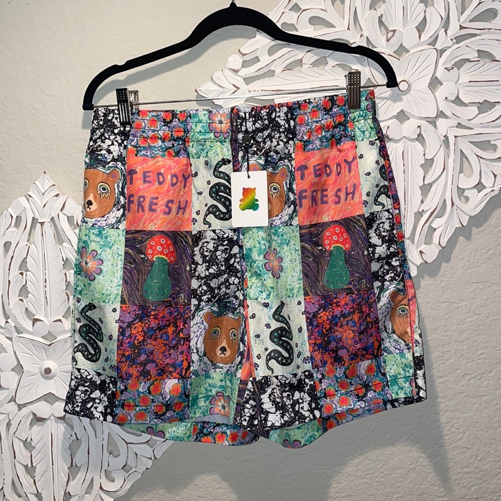 Teddy Fresh x Myfawnwy Patchwork Shorts